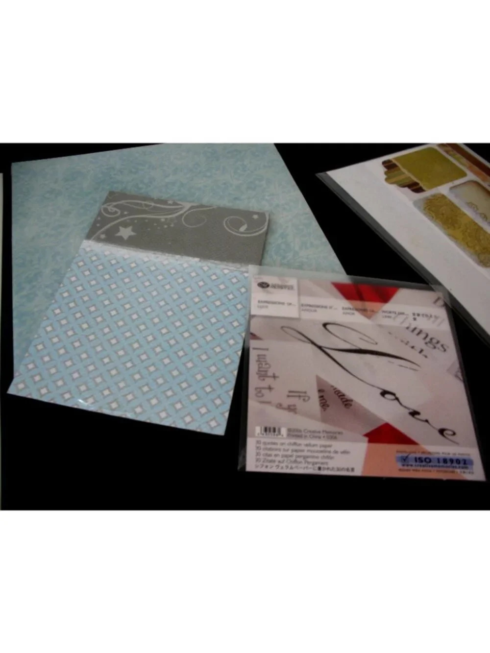 Creative Memories, 12x12 Winter Reflections 8 Sheets Paper Pack  NIP plus